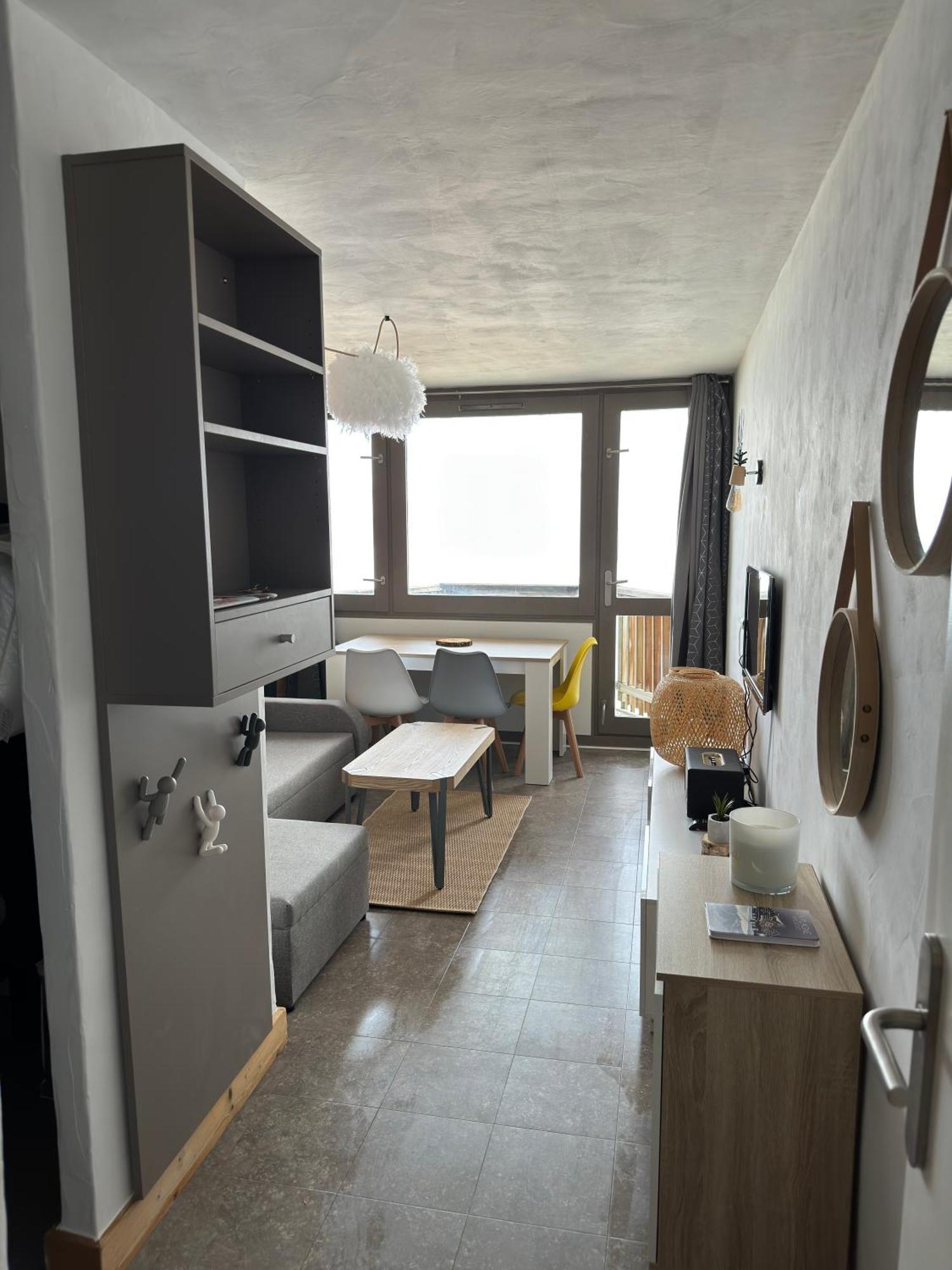 Paquebot Des Neiges - Appartement 4 Personnes - Vue Mont Blanc La Plagne Exterior foto