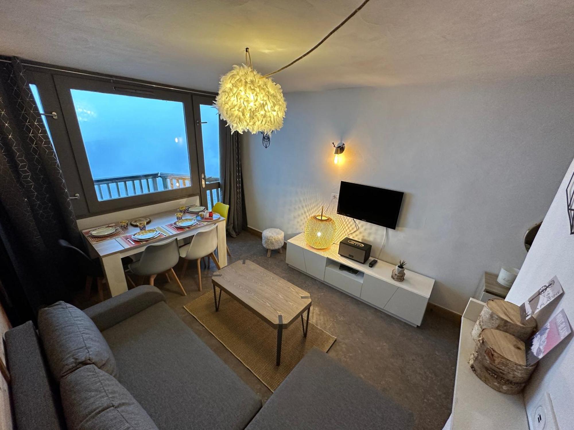 Paquebot Des Neiges - Appartement 4 Personnes - Vue Mont Blanc La Plagne Exterior foto